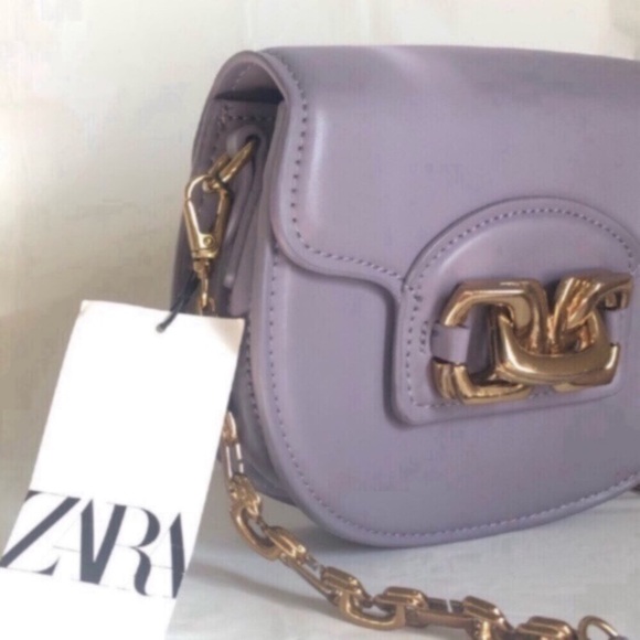 Zara Purple Saddle Bag - Picture 14 of 17